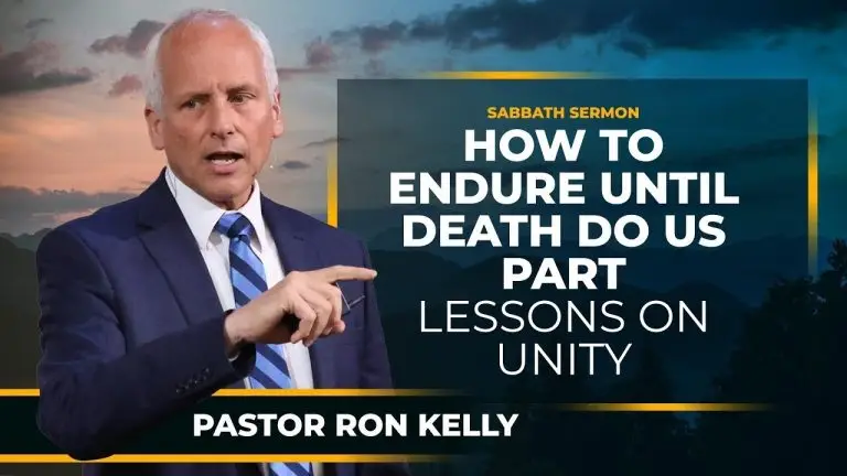 How To Endure Until Death Do Us Part | Pastor Ron Kelly